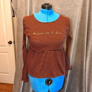 Truly Madly Deeply Cropped Peplum Shirt